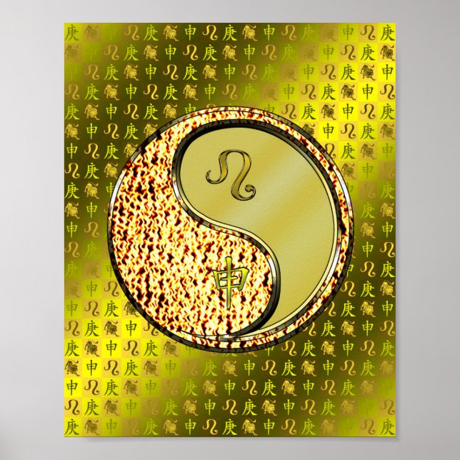 Leo & Metal Monkey Poster (Front)