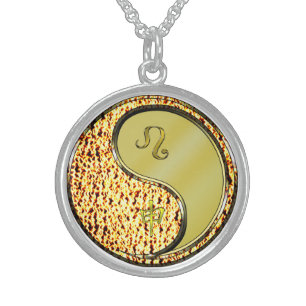 Leo & Metal Monkey Sterling Silver Necklace