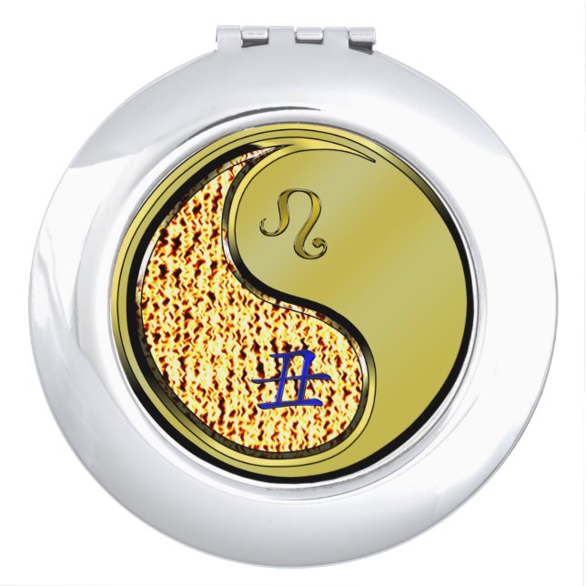 Leo & Metal Ox Compact Mirror (Front)