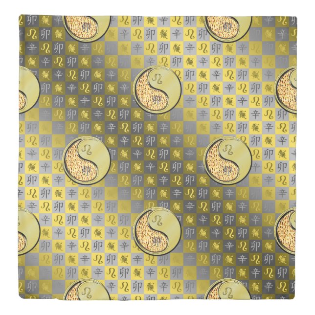 Leo & Metal Rabbit Duvet Cover (Front)