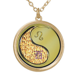 Leo & Metal Rooster Gold Plated Necklace