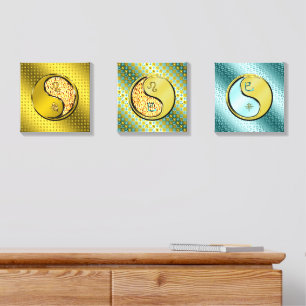 Leo & Metal Snake Canvas Photo Tile