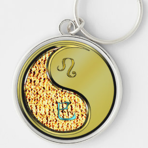 Leo & Metal Snake Keychain