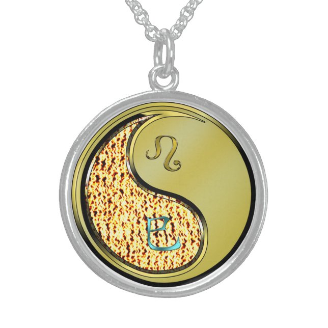Leo & Metal Snake Sterling Silver Necklace (Front)