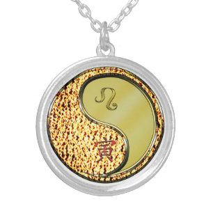 Leo & Metal Tiger Silver Plated Necklace