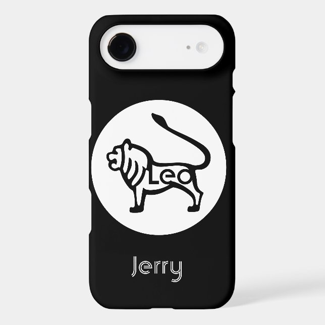 Leo Name Zodiac Sign Case-Mate iPhone Case (Back)