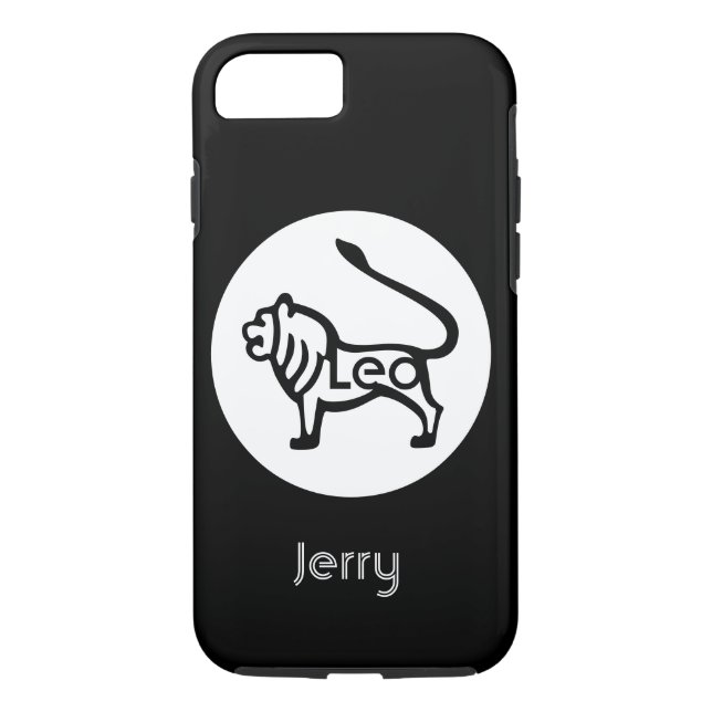 Leo Name Zodiac Sign Case-Mate iPhone Case (Back)