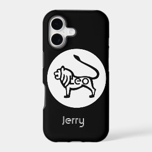 Leo Name Zodiac Sign iPhone 17 Case
