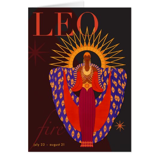 Leo Note Cards (Front)