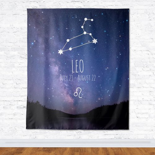 Leo  Personalized Astrology Tapestry