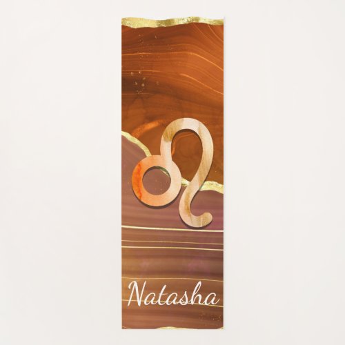 Leo Personalized Yoga Mat