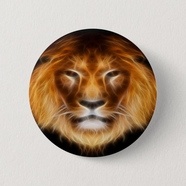 Leo Pinback Button (Front)