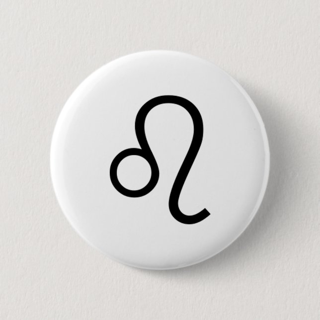 Leo Pinback Button (Front)