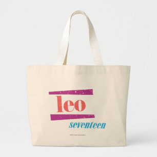 Leo Pink Large Tote Bag