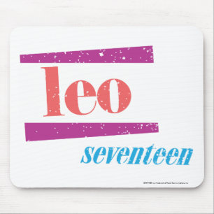 Leo Pink Mouse Pad