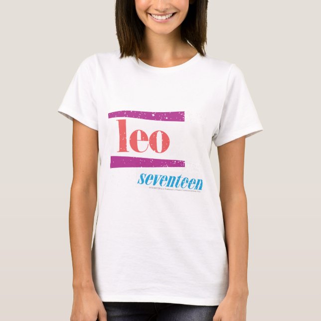 Leo Pink T-Shirt (Front)