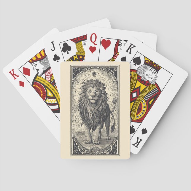 Leo Poker Cards (Back)