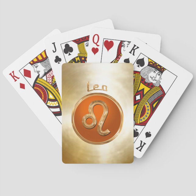 Leo Poker Cards (Back)