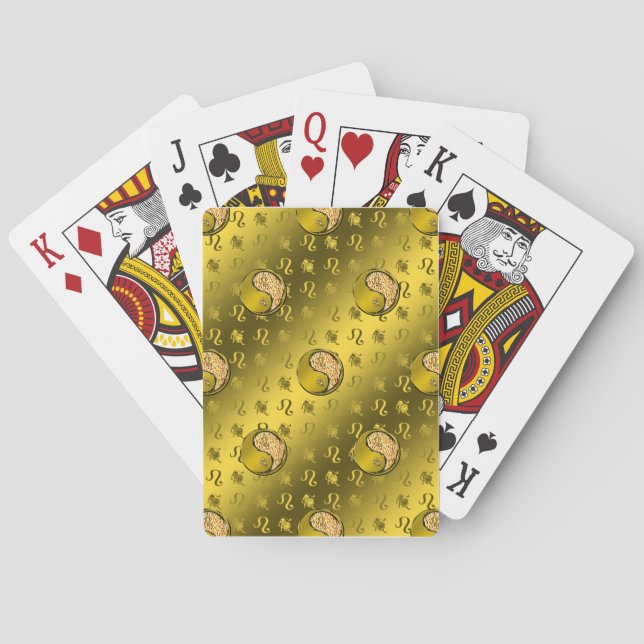 Leo Poker Cards (Back)