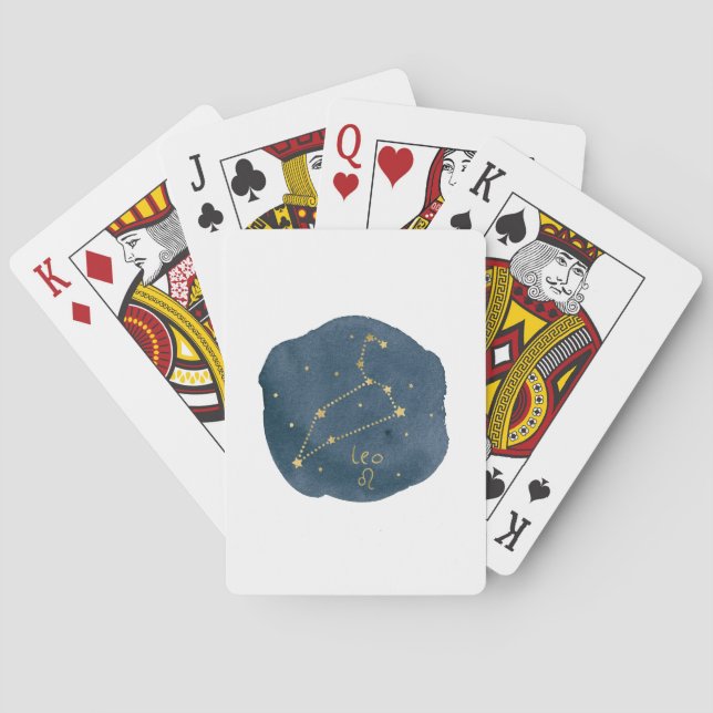 Leo Poker Cards (Back)