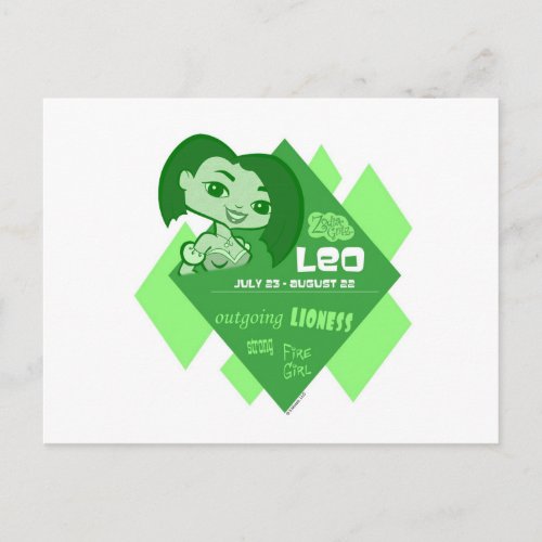 Leo Postcard