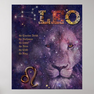 Leo ♌ Poster (customizable)