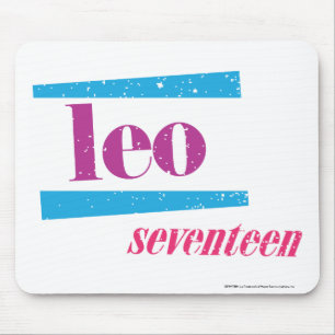 Leo Purple Mouse Pad