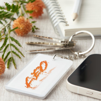 Leo Reflection Keychain