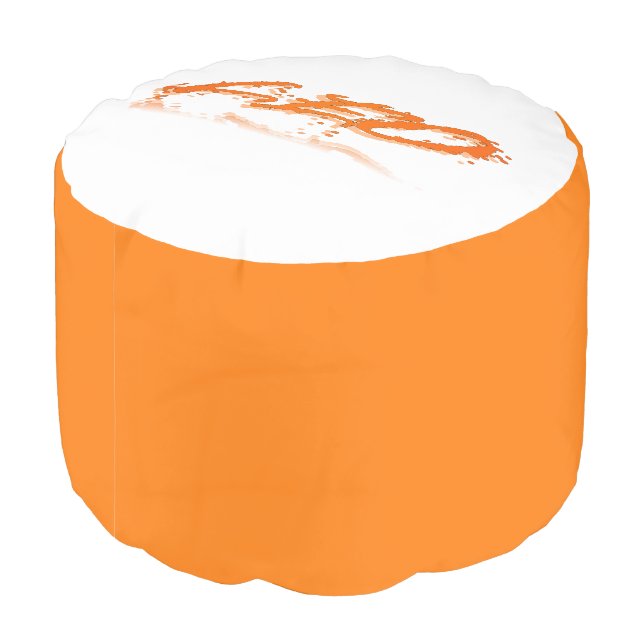 Leo Reflection Pouf (Angled Back)