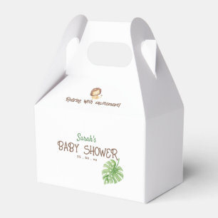 Leo Safari Baby Shower Jungle Favor Boxes