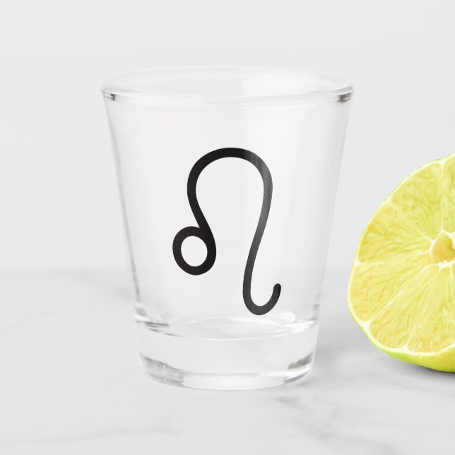 Leo Shot Glass (Front)