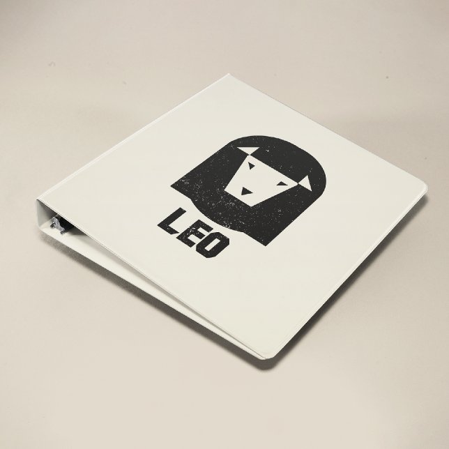 Leo Sign 3 Ring Binder (Creator Uploaded)