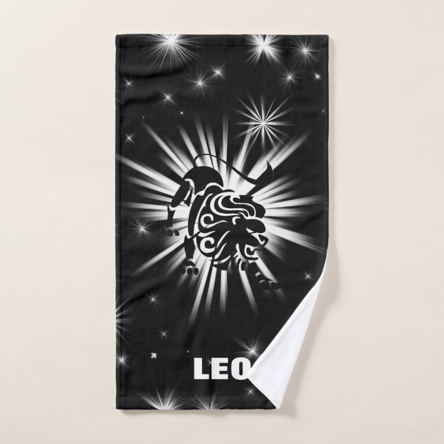Leo sign hand towel  (Hand Towel)