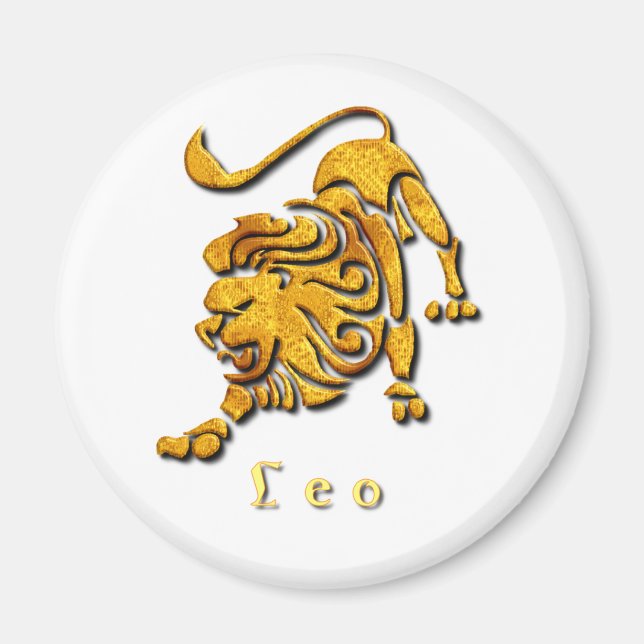 Leo Sign Magnet (Front)