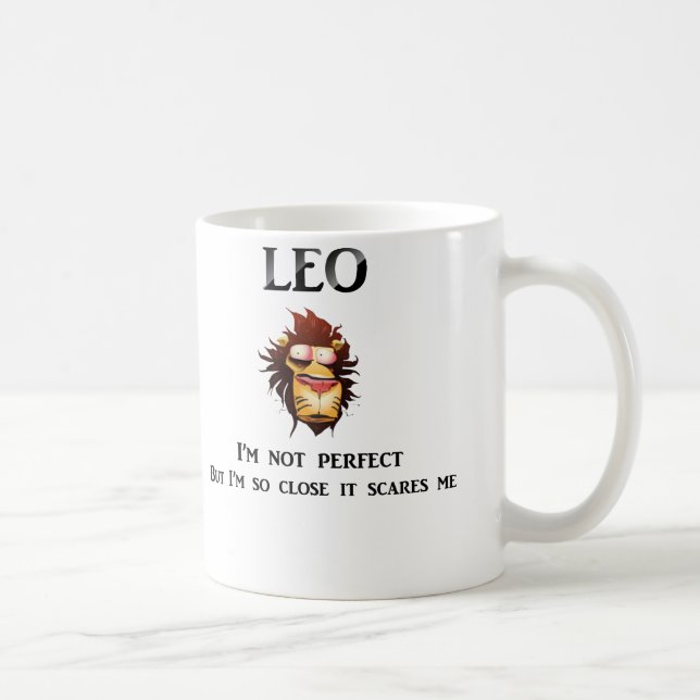 Leo: So Perfect Coffee Mug (Right)