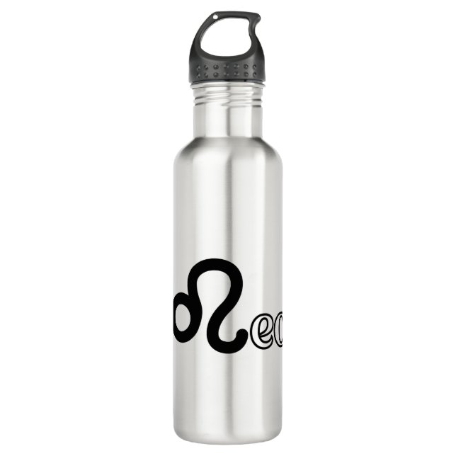 Leo Stainless Steel Water Bottle (Front)