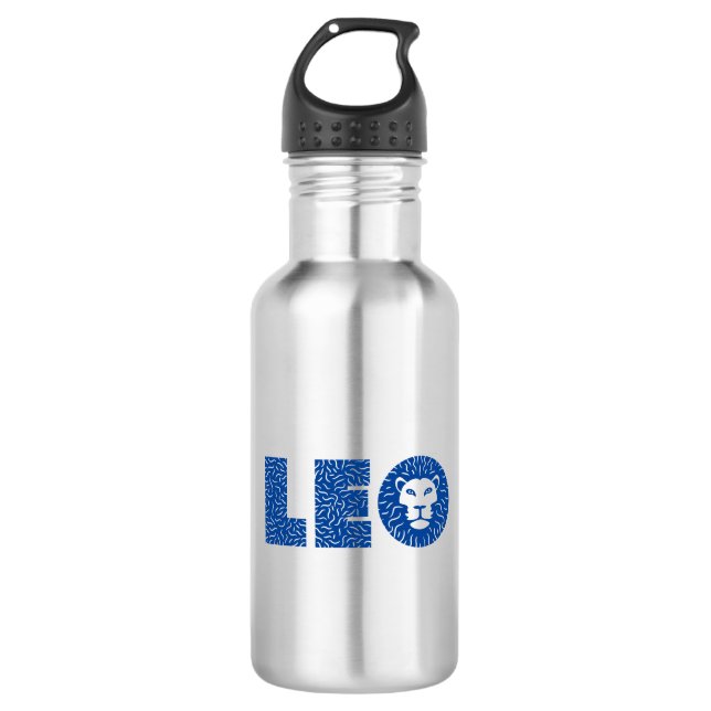 Leo Stainless Steel Water Bottle (Front)