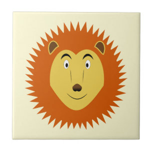 Leo Star Sign Lion Birthday Ceramic Tile