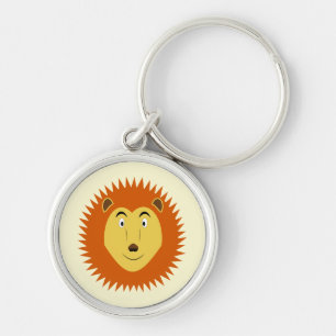 Leo Star Sign Lion Birthday Keychain