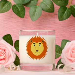 Leo Star Sign Lion Birthday Scented Candle