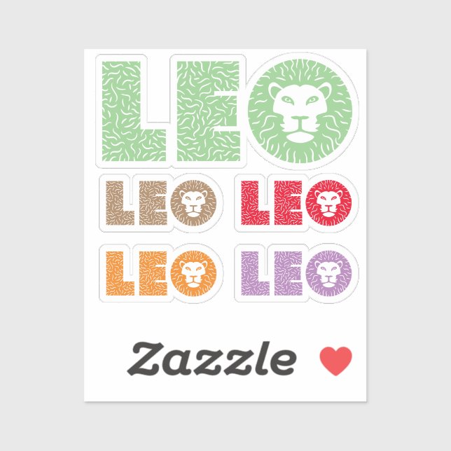 Leo Sticker (Sheet)