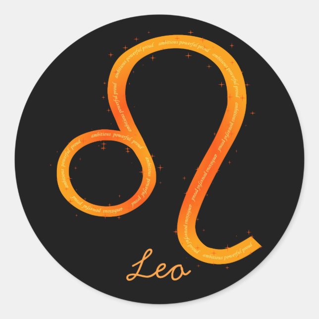 Leo Sticker (Front)