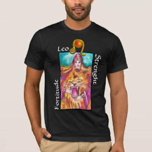 LEO,STRENGHT TAROT ASTROLOGY ZODIAC BIRTHDAY SIGN T-Shirt