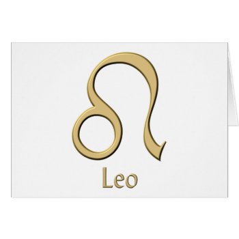 Leo Symbol by zodiacgifts at Zazzle