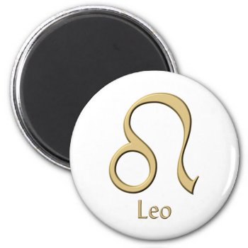 Leo Symbol Magnet by zodiacgifts at Zazzle