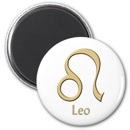 Leo Symbol Magnet