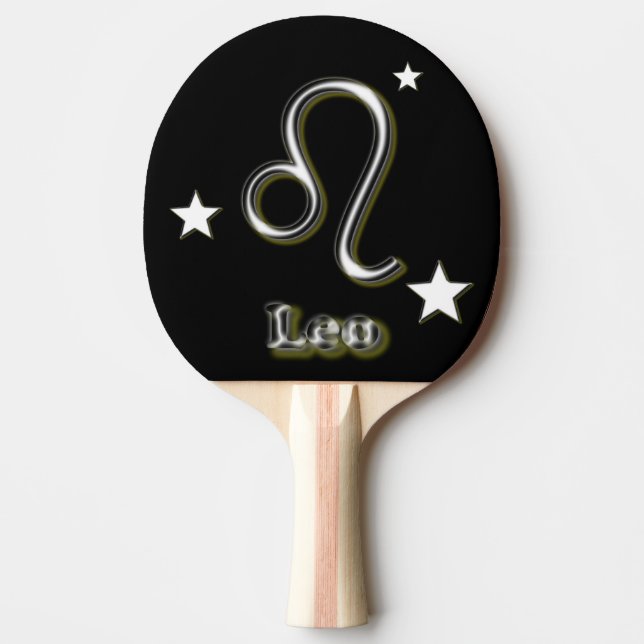 Leo symbol Ping-Pong paddle (Front)