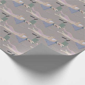 Leo, the Greyhound Wrapping Paper 30X6'