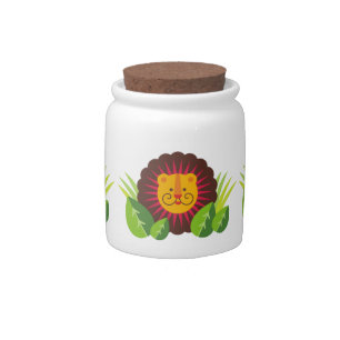 Leo the Lion Candy Jar Cotton Jar