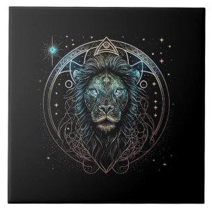 Leo the Lion Ceramic Tile
